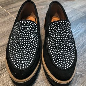 Black Suede Ann Klein Women’s size 8M shoes